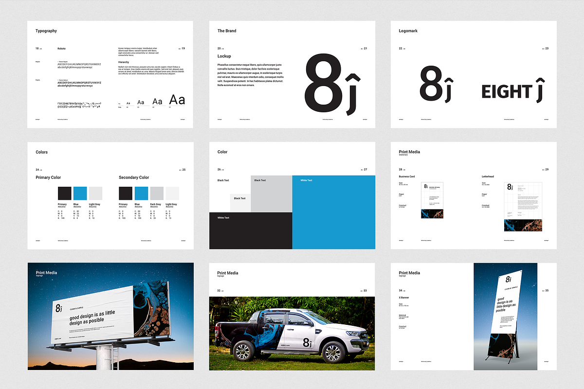 Re-Branding Guidelines, a Brochure Template by silukEight (Photo 19 of 20)
