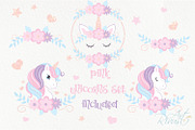 Unicorn PNG clipart. Unicorn Face., an Animal Illustration by RivusArt (Thumbnail 3 of 9)