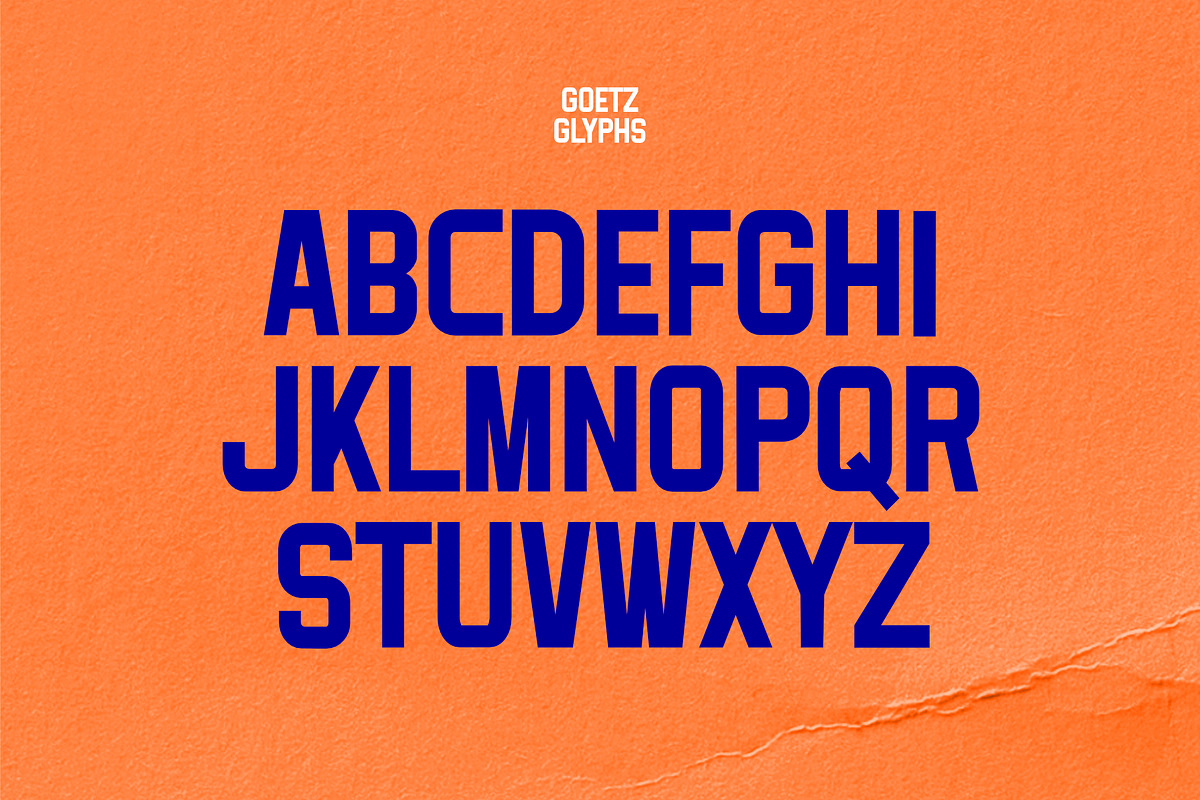 Goetz - All Caps Display Font, a Sans Serif Font by Unich Design Bureau (Photo 4 of 5)
