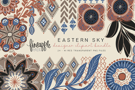 Eastern Sky Clipart Bundle DH