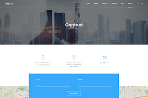 Greco - Business PSD Template