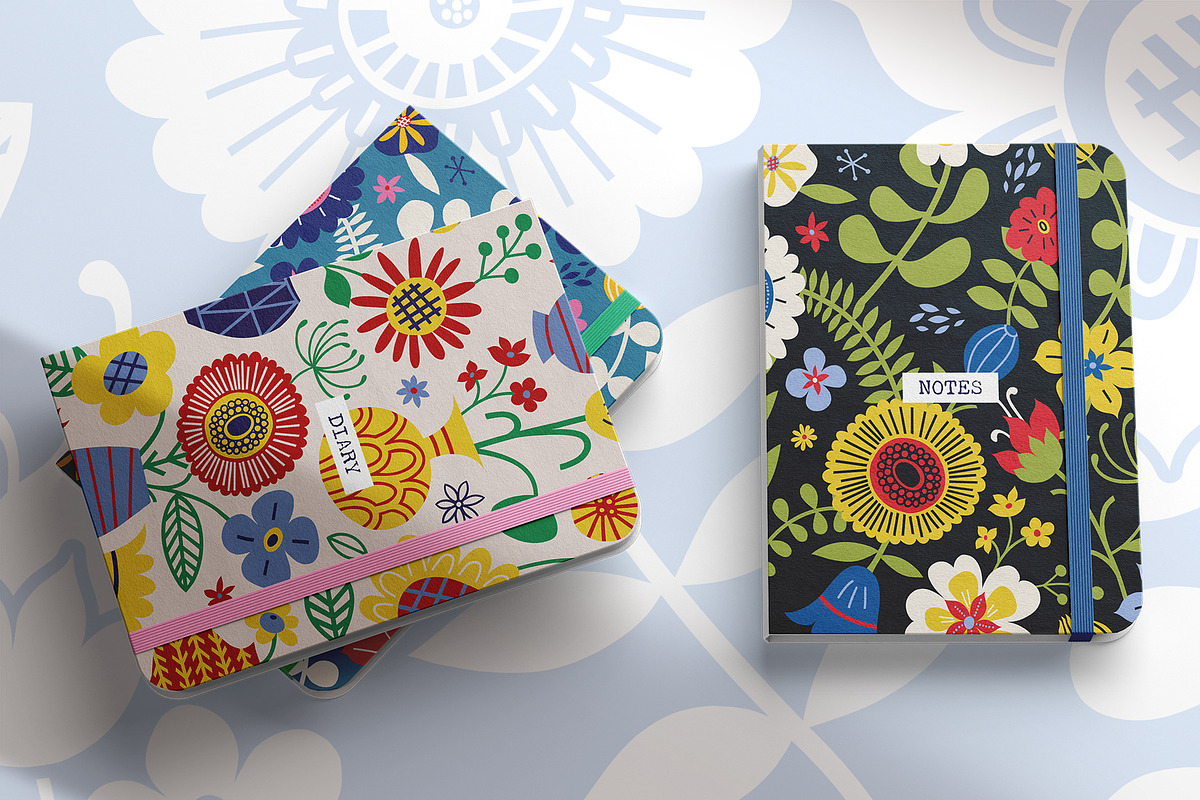 Folky Florals Patterns & Graphics, a Pattern Graphic by rouxsupplyco (Photo 12 of 13)
