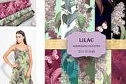 Lilac Seamless pattern, a Pattern Graphic by NastiaDesignsPrints (Thumbnail 1 of 8)