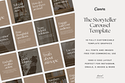 Storyteller Canva Social Template, a Social Media Template by Knead Creative (Thumbnail 1 of 7)