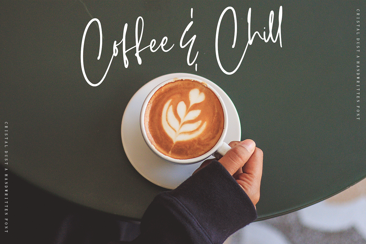 Crystal Dust - Handwritten Font, a Script Font by Megi Satyo Widodo (Photo 13 of 18)