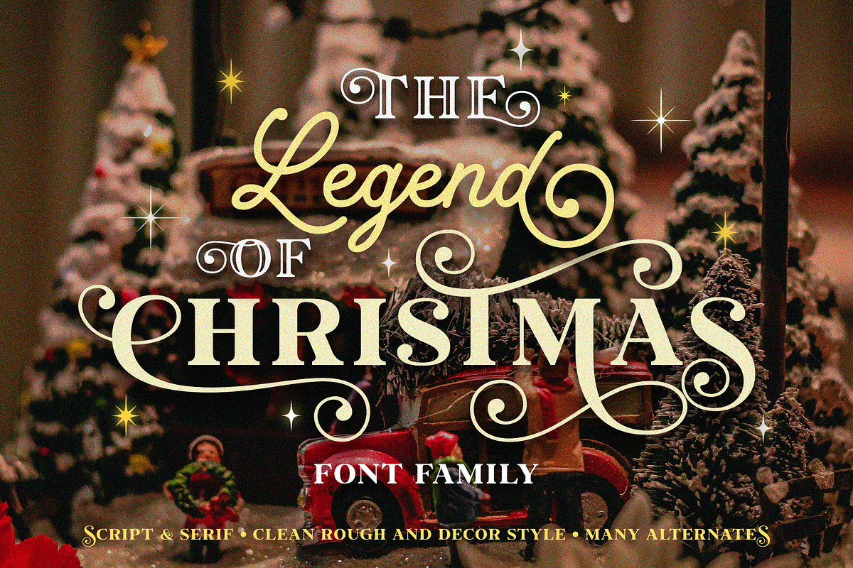 Legend of Christmas, a Serif Font by Larin Type Co. (Photo 1 of 15)