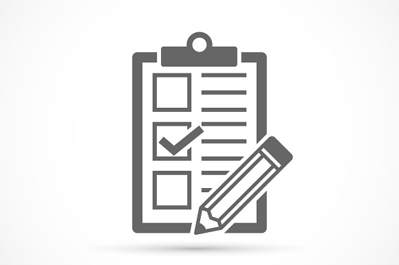 Checklist With Tick And Pencil