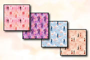 Adorable Couples Icons Seamless Patt, an Illustration by RobertsArt (Thumbnail 2 of 5)