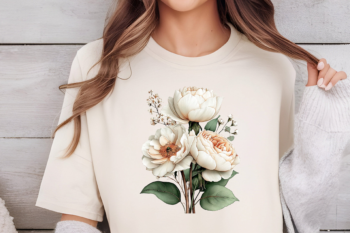 Watercolor Lavender & Ivory Floral, an Illustration by DreamCafeArt (Photo 5 of 6)
