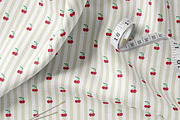 Watercolor Cherries Seamless Pattern, a Pattern Graphic by Oksana Dovhopol Art (Thumbnail 3 of 11)