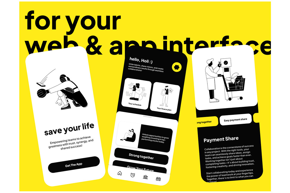 Phoneholic Illustrations, a Technology Illustration by Vectorly Space (Photo 7 of 8)