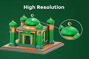 Ramadhan & Eid Mubarak 3D Asset, an Object Illustration by Lumina_ui_ux202 (Thumbnail 4 of 6)