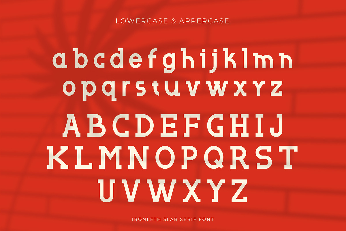 Ironleth - Slab Serif Typeface Font, a Slab Serif Font by Rishsketch (Photo 12 of 15)