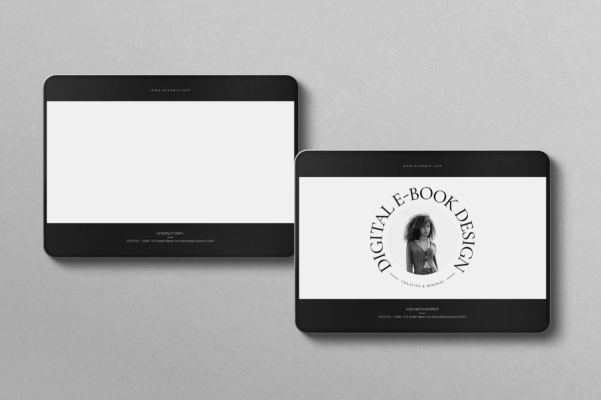 Digital Ebook Template Landscape, a Brochure Template by E-Type (Photo 7 of 7)