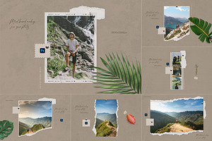 Mood Board Photo Templates, a Design Template by Andrew Skoch Design