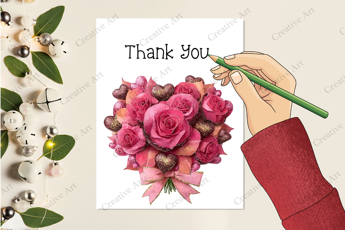 Valentine Chocolate Clipart Bundle, an Illustration by Creative Art (Photo 8 of 9)