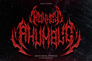 Monkey Rhumble | Metal Font, a Blackletter Font by WingBuk (Thumbnail 1 of 12)