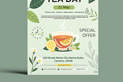 International Tea Day Flyer Template, a Flyer Template by MightyDesign (Thumbnail 5 of 8)