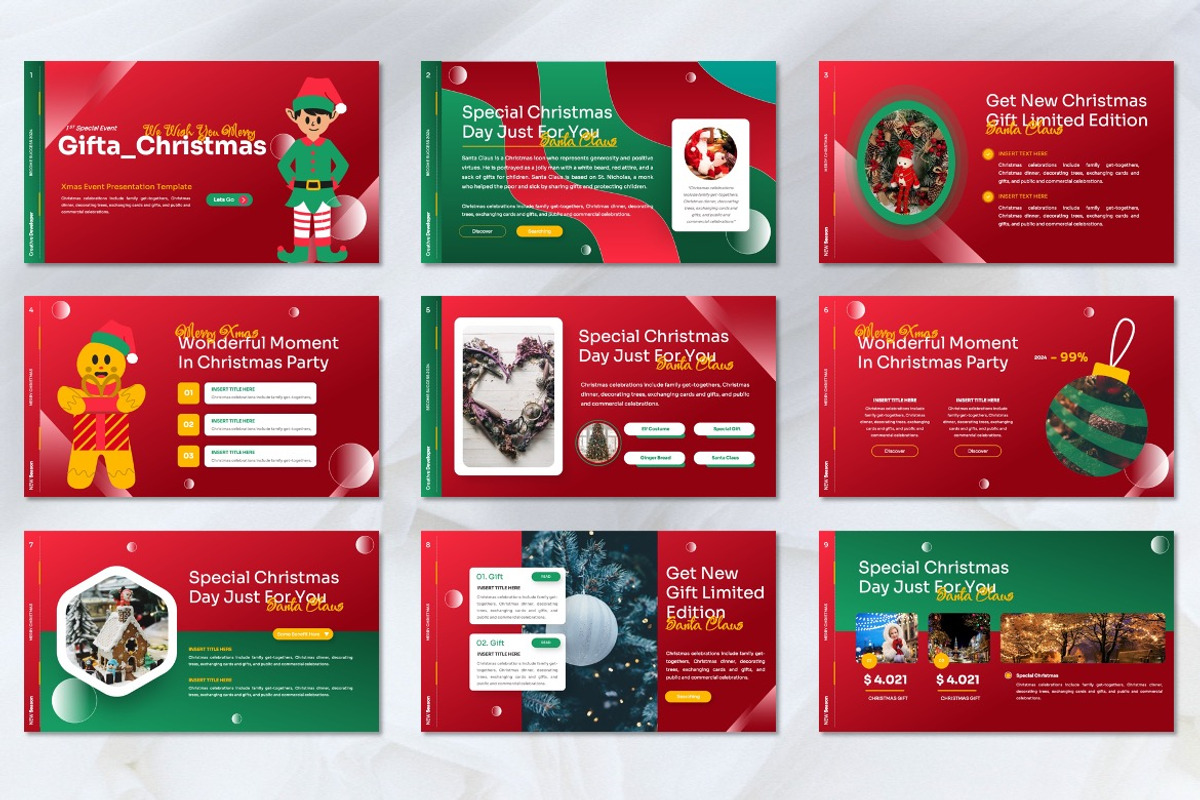 Gifta - Xmas Event Keynote, a Presentation Template by Dhabee (Photo 5 of 7)