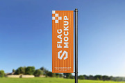 Flag Mockup, a Product Mockup by MrLetters (Thumbnail 4 of 5)