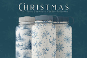 Vintage Christmas Pattern Collection, a Pattern Graphic by Olya Creative (Thumbnail 11 of 21)