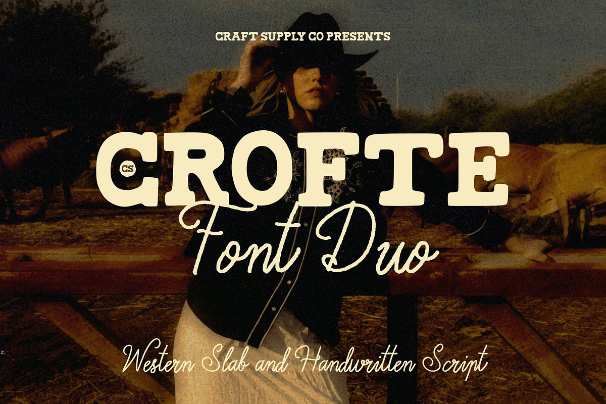 CS Crofte - Font Duo, a Handwritten Font by Craft Supply Co. (Photo 1 of 8)