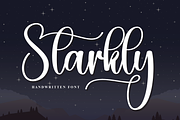 Starkly | Script Font, a Handwritten Font by Scratchones (Thumbnail 1 of 9)