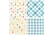Drawing Party Seamless Patterns, an Illustration by DreamArtGraphic (Thumbnail 5 of 5)