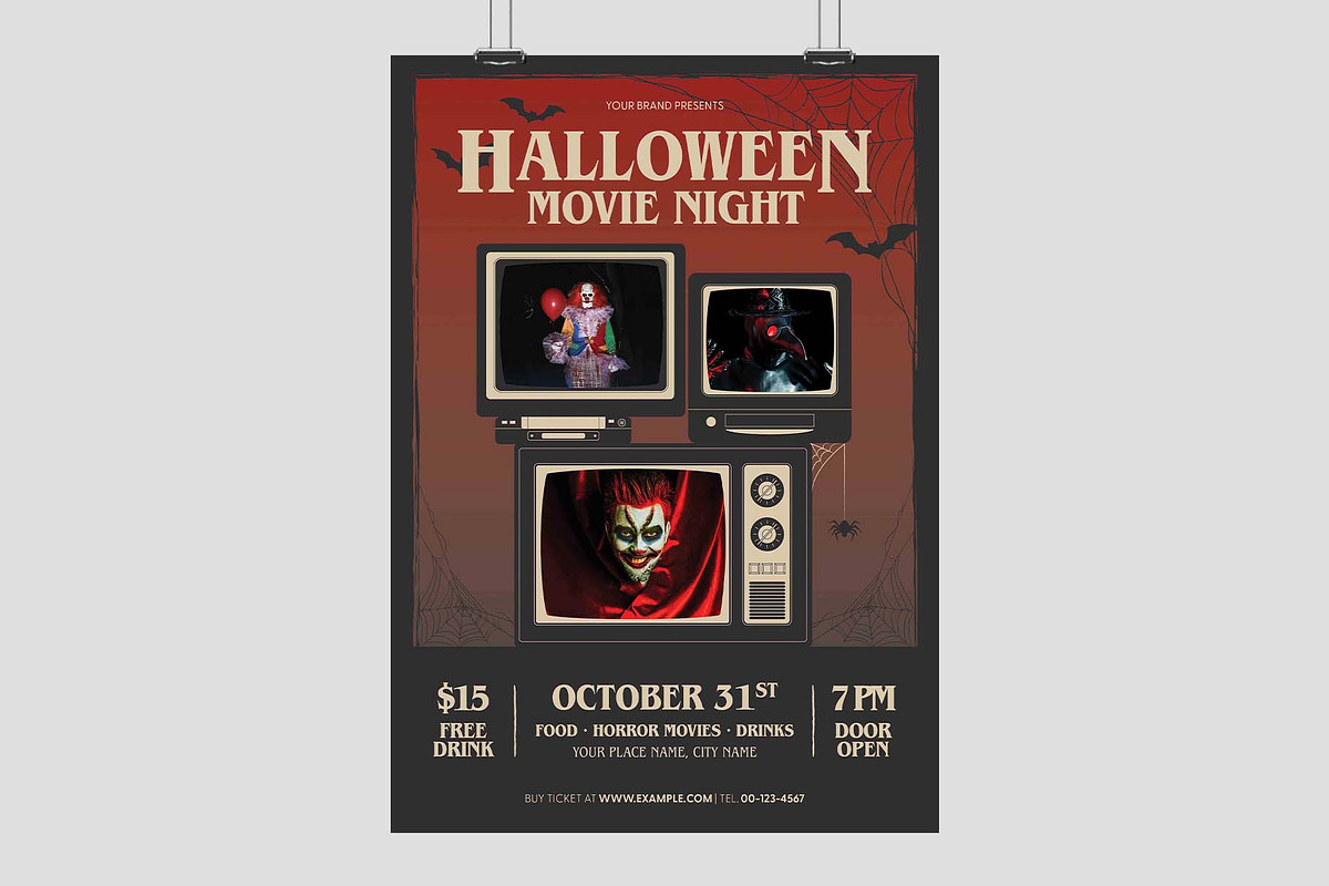 Halloween Flyer Template, a Flyer Template by BrandPacks (Photo 3 of 5)