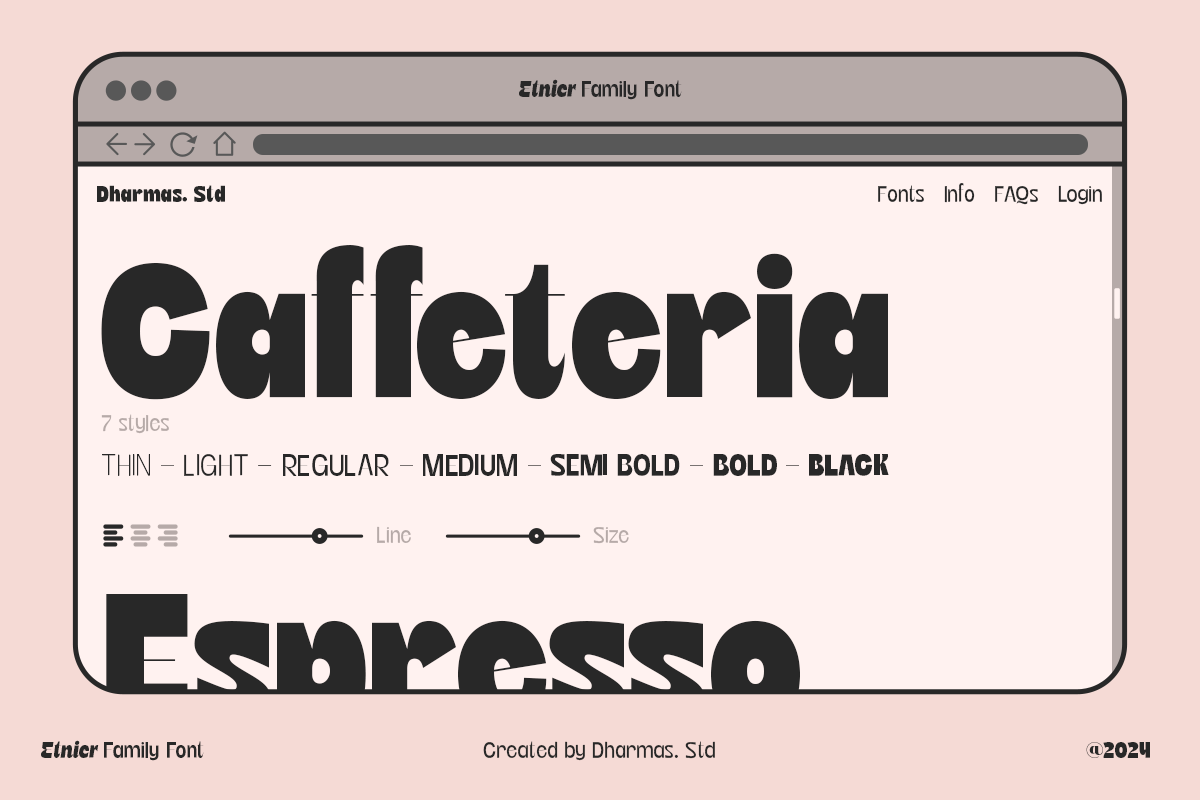 Etnier - 14 Modern Family, a Sans Serif Font by Dharmas Foundry (Photo 9 of 17)