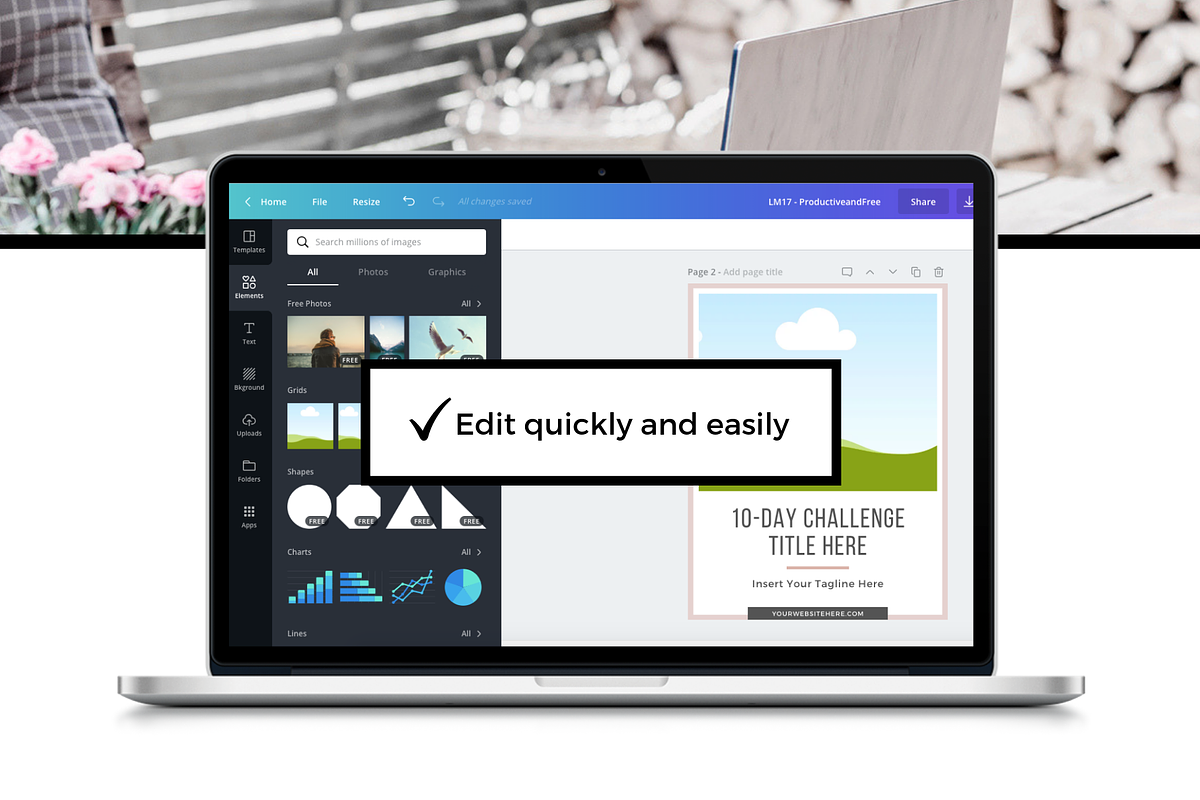 10-Day Lead Magnet Challenge Bundle, a Magazine Template by ProductiveandFree (Photo 8 of 11)