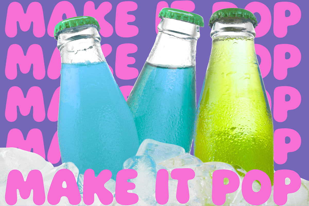 Soda Pop – Playful Bold Font, a Sans Serif Font by Collette Collabs (Photo 3 of 4)