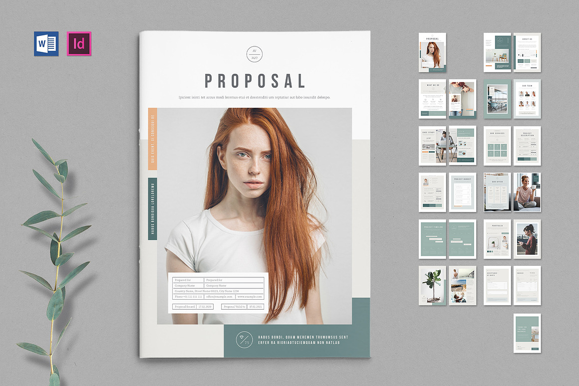 Proposal Bundle | 12 Items Vol. 2, a Brochure Template by TypoEdition (Photo 4 of 25)