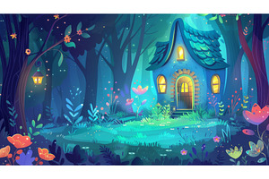A cartoon fairytale summer woods, a Nature Photo by ZinetroN