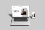 Laptop and Phone Mockup, an iPhone Mockup by Amigos__46 (Thumbnail 9 of 10)