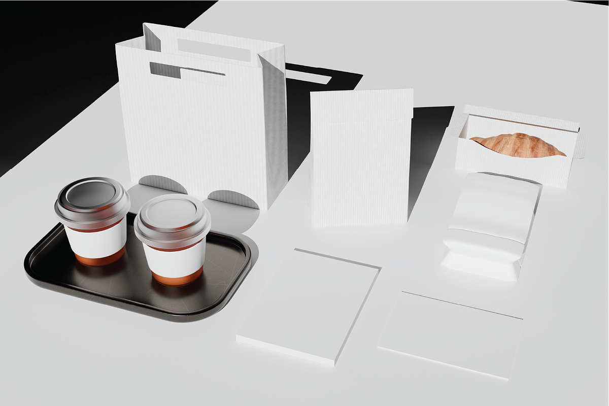 Coffee & Takeaway Packaging Mockup, a Packaging Mockup by Dudukbersama (Photo 2 of 2)