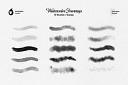 Watercolor Journey Procreate Brushes, a Brush Add-On by brushapes.com (Thumbnail 2 of 11)