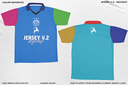 Jersey V.2 - Mockup, a Shirt Mockup by DaldSgh (Thumbnail 7 of 14)