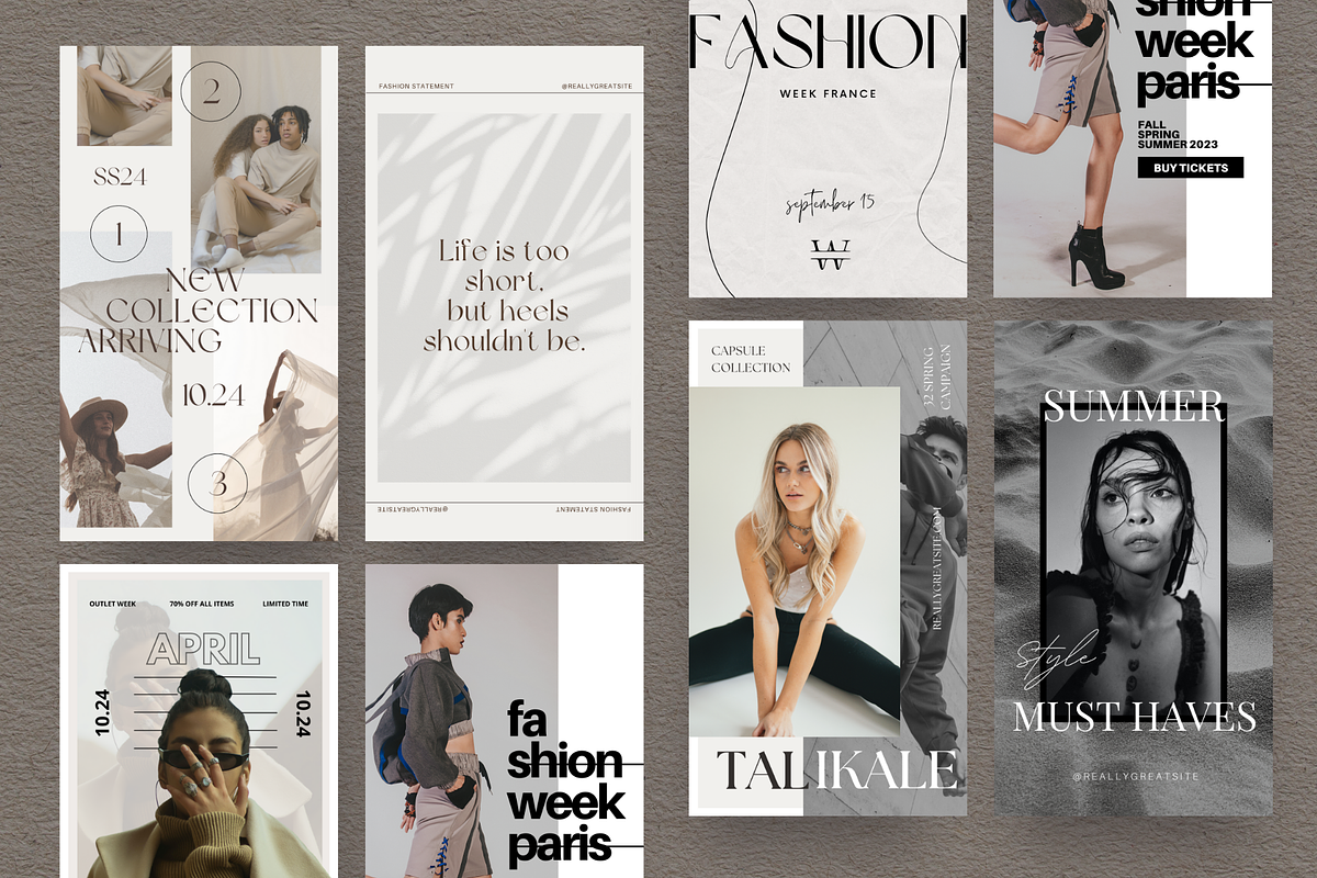 CANVA | Glamour Social Media Pack, a Social Media Template by 9inchideas (Photo 9 of 10)