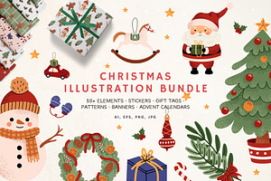 Christmas Illustration Bundle