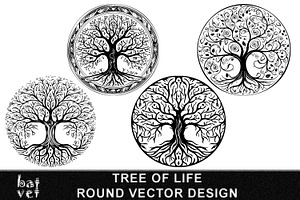 Tree of Life SVG Vector File Bundle