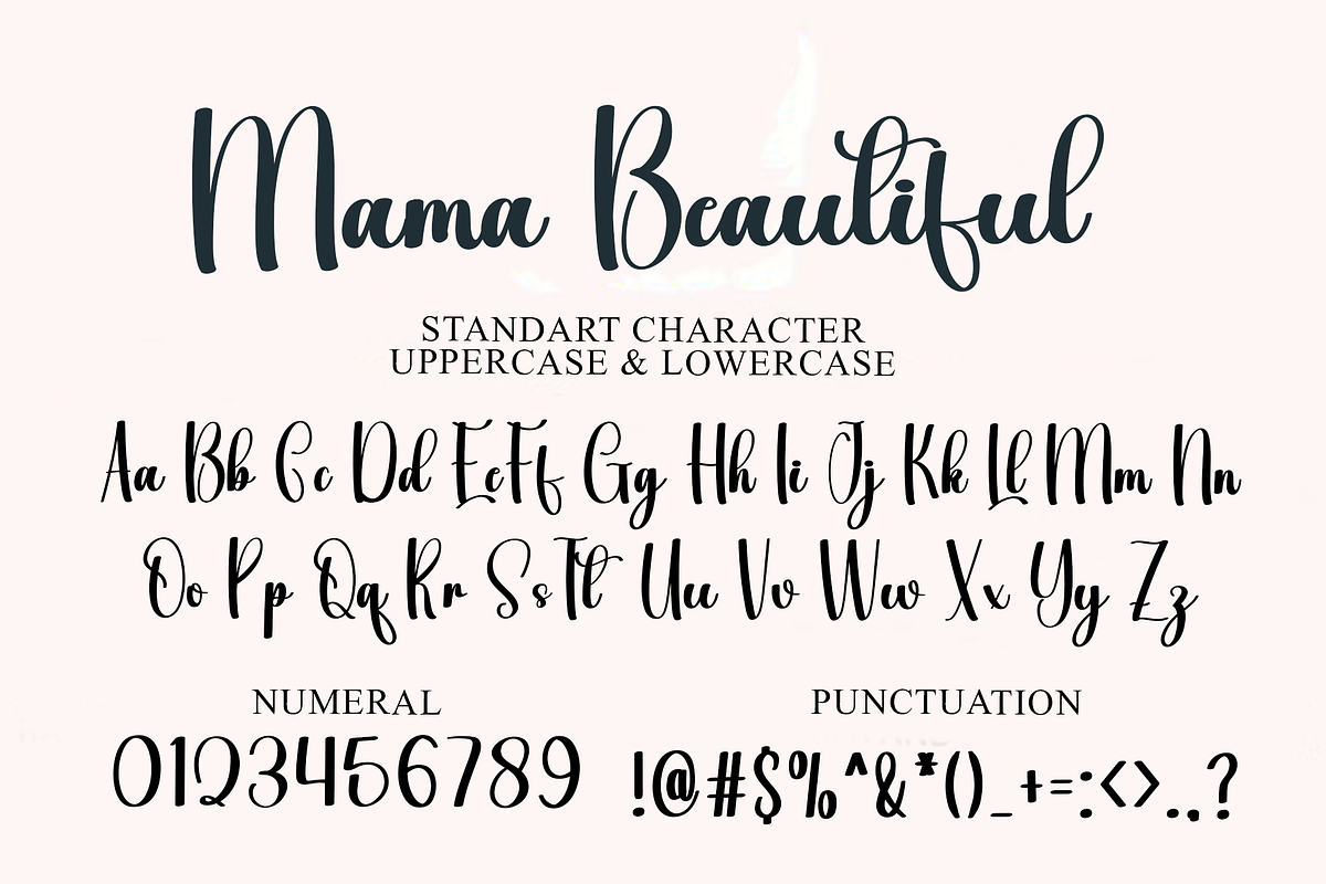 Mama Beautiful, a Handwritten Font by FreshTypeINK (Photo 7 of 8)