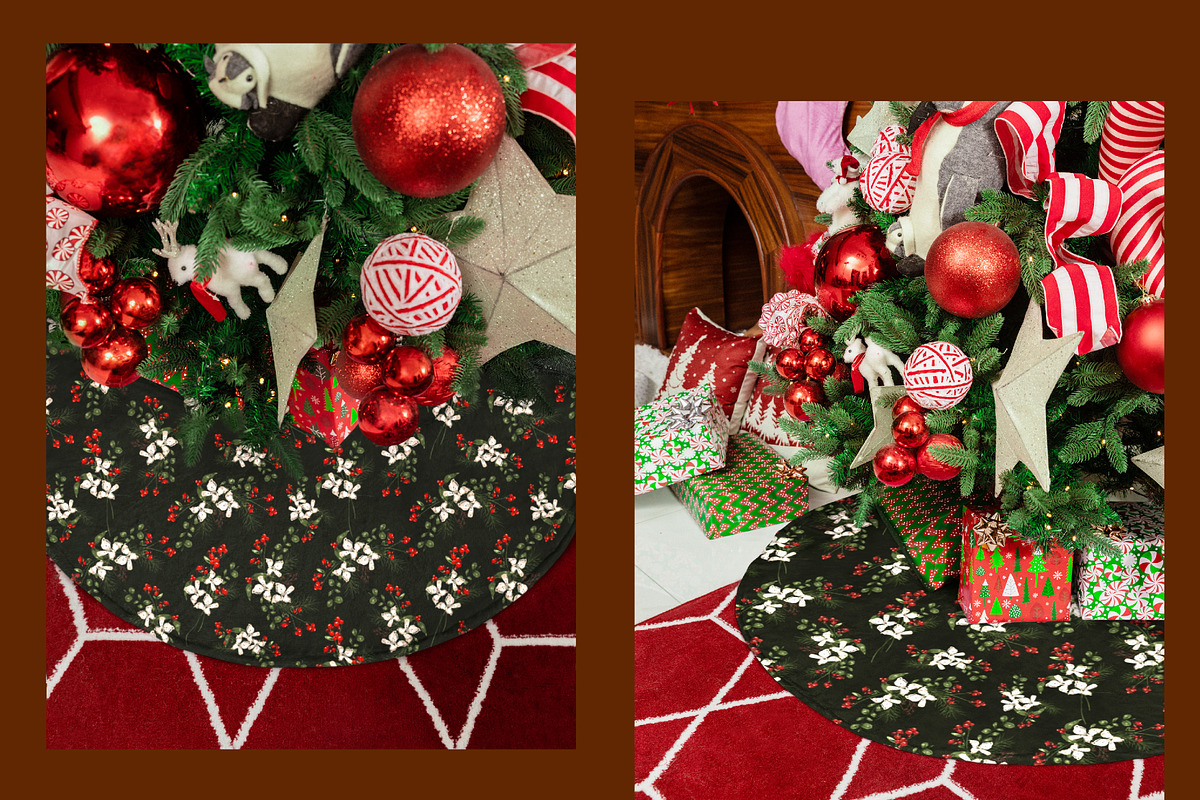 Golden & Mistletoe Charm, a Pattern Graphic by MSNTY STUDIOX (Photo 26 of 26)