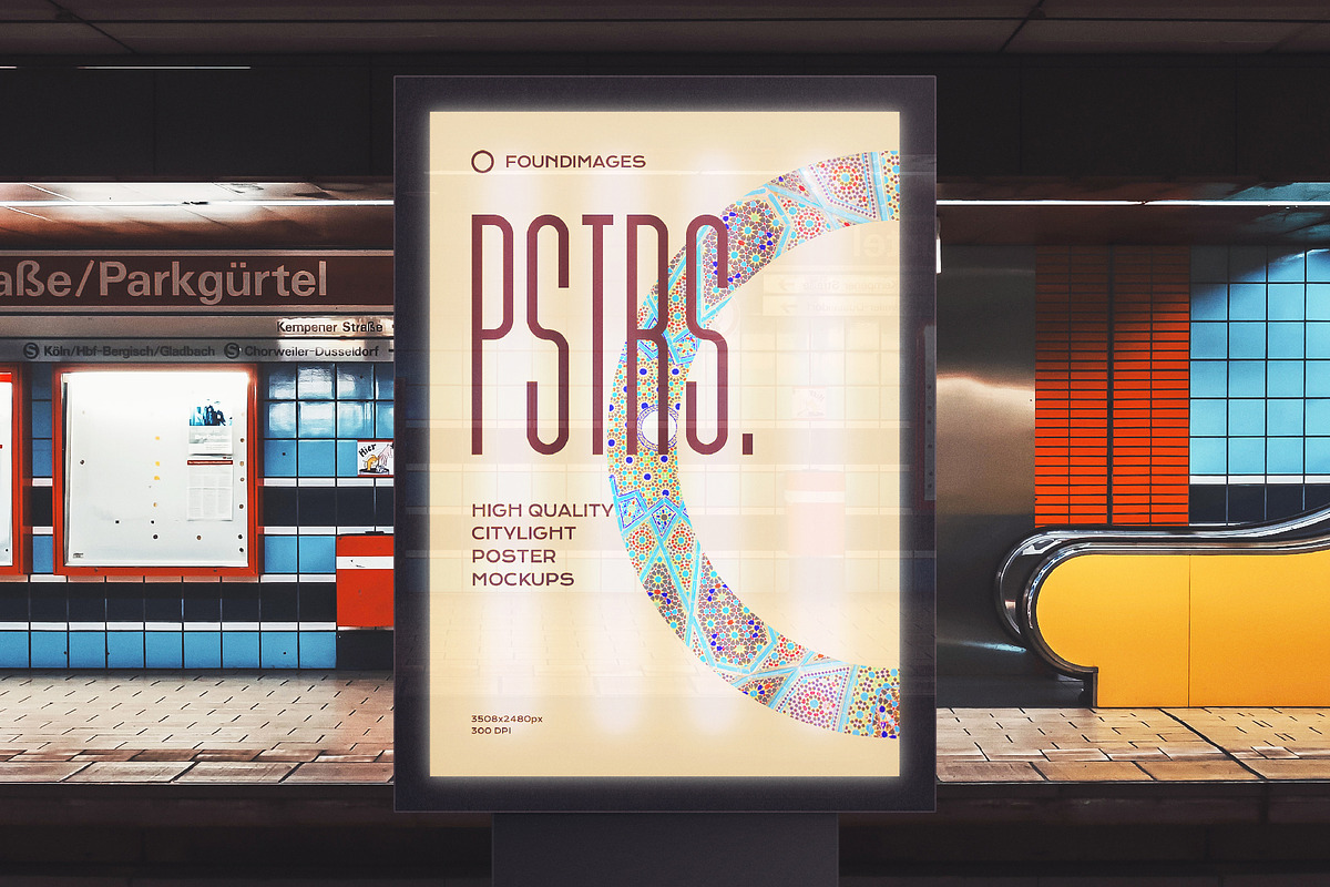 Poster outdoor indoor mockup bundle, an Advertising Mockup by FoundImages (Photo 29 of 64)