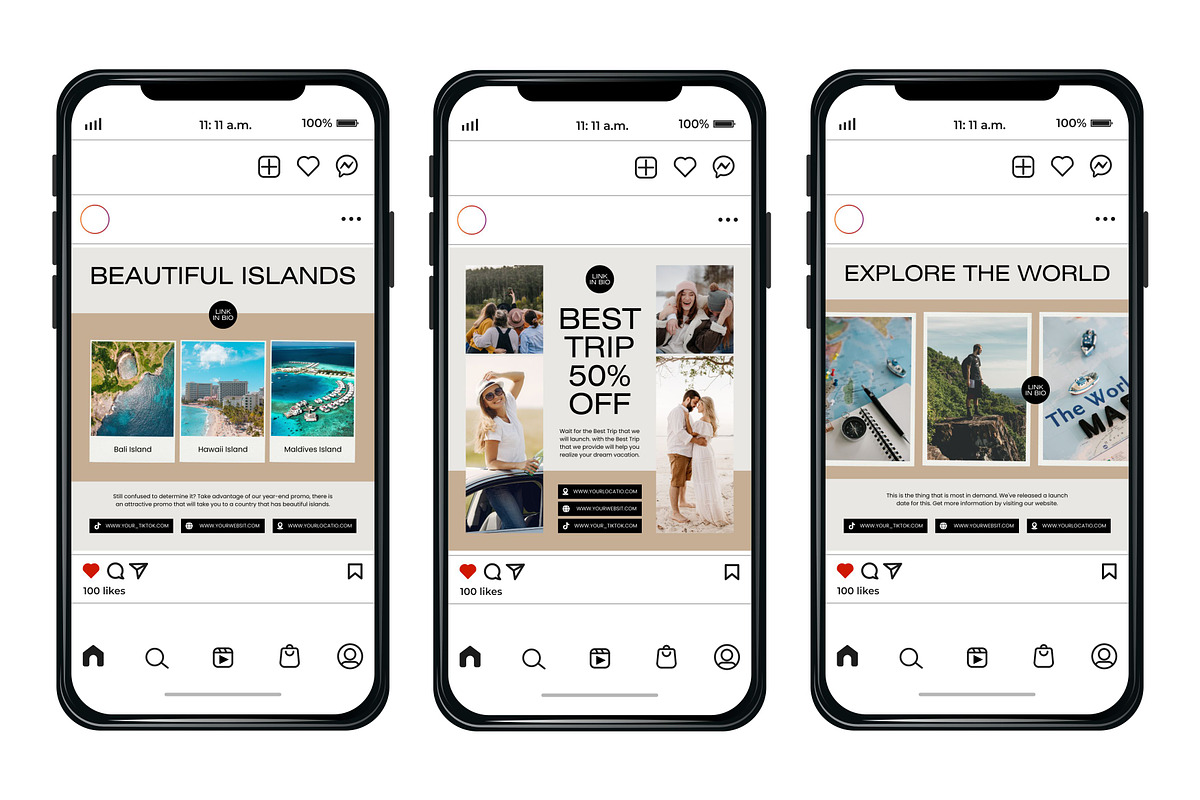 Travel Cream Template, a Social Media Template by Kalubuak (Photo 4 of 10)
