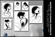 Abstract Flowing Portraits, a Decorative Illustration by Digital Art Creations (Thumbnail 5 of 6)