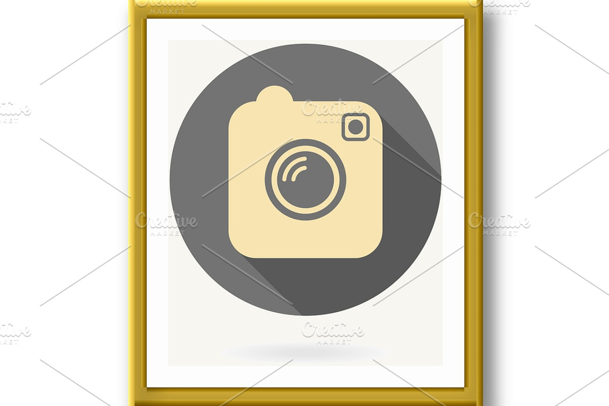 Modern Vector Logo With Camera in, an Icon by FineArtStudio (Photo 2 of 3)
