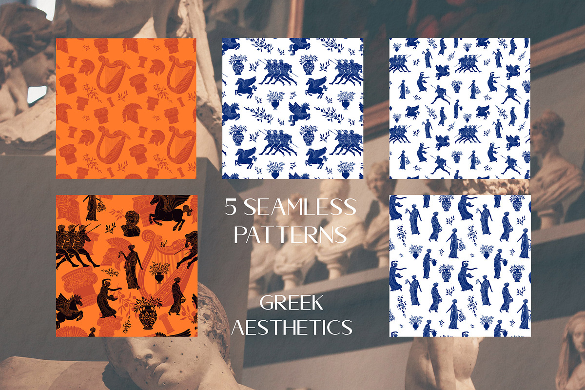 Greek aesthetics, a Decorative Illustration by Chikovnaya (Photo 8 of 9)