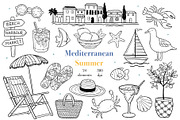 Mediterranean Summer Line PNG, SVG, an Object Graphic by ArtGiftsStudio (Thumbnail 1 of 4)