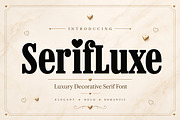 SerifLuxe, a Serif Font by Wow Magic (Thumbnail 1 of 6)